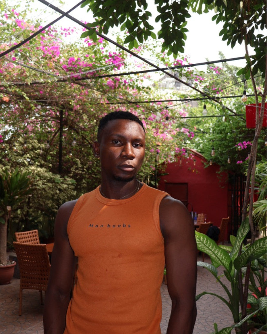 CAPTION TANK TOP - Man Boobs