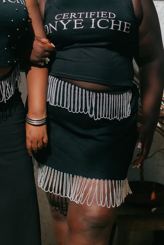 Mma beaded skirt (mini)