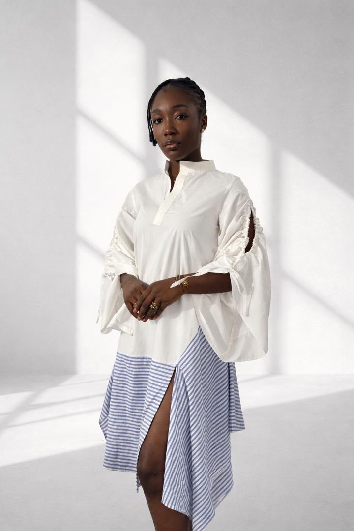 Cloud shirt dress