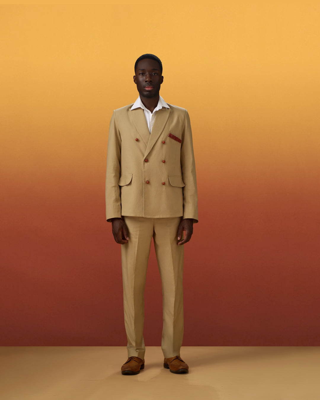 Monarch Men's Coral Suit Set (Pre-Order)