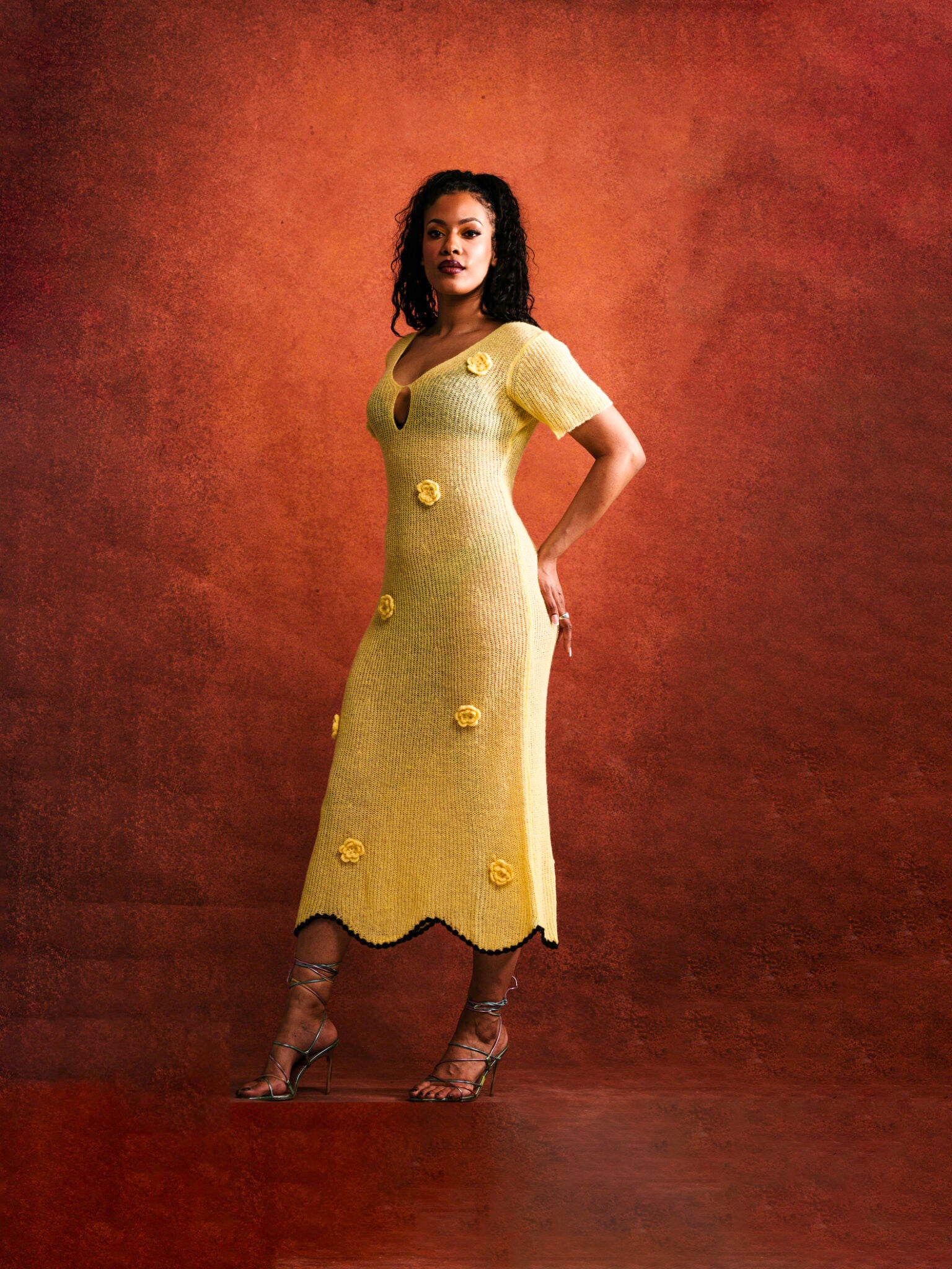 Sapphire Knit Dress (Plus size)