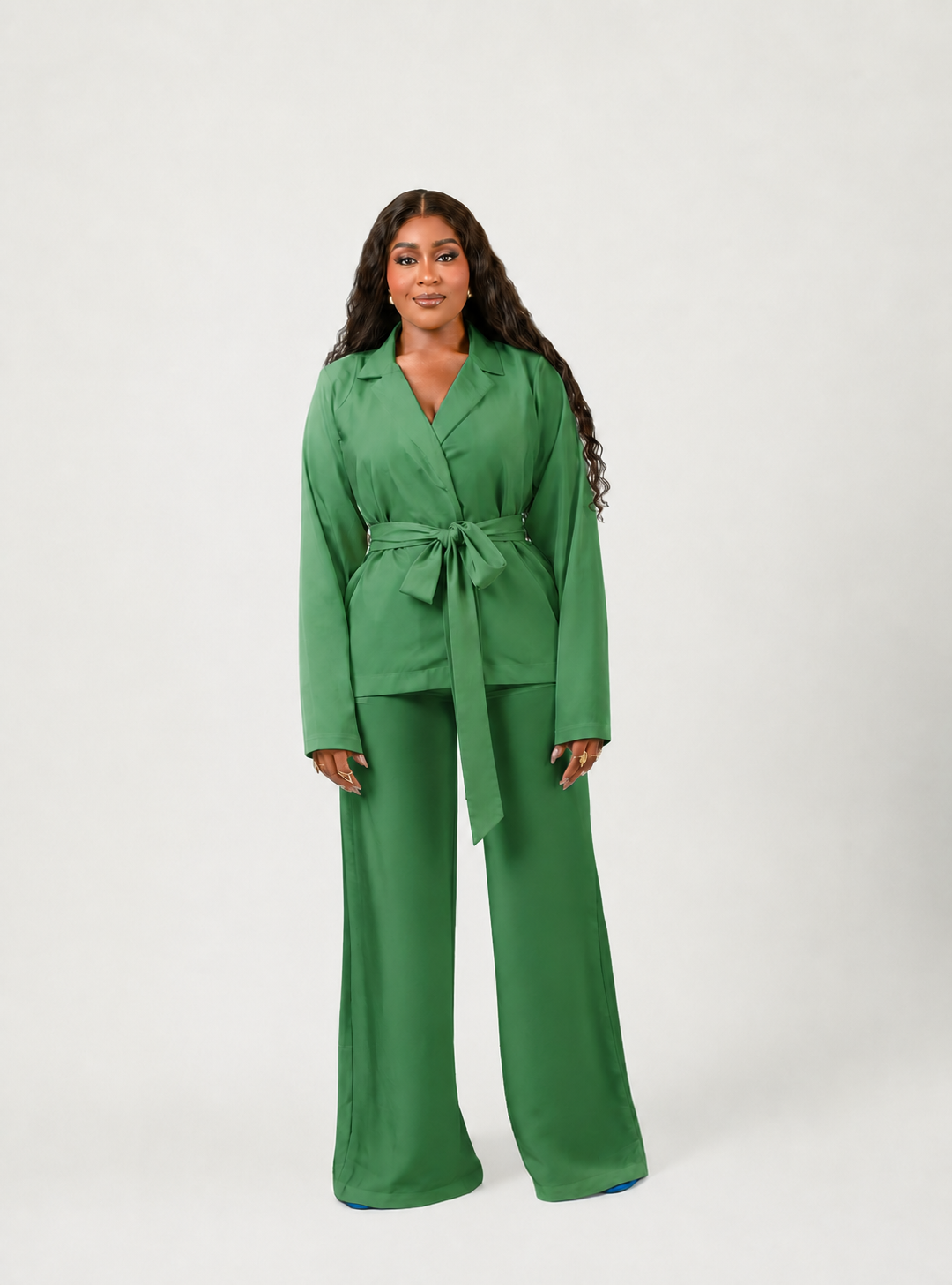 HALO PANT SET (PLAIN SET WITH PLAIN BELT)