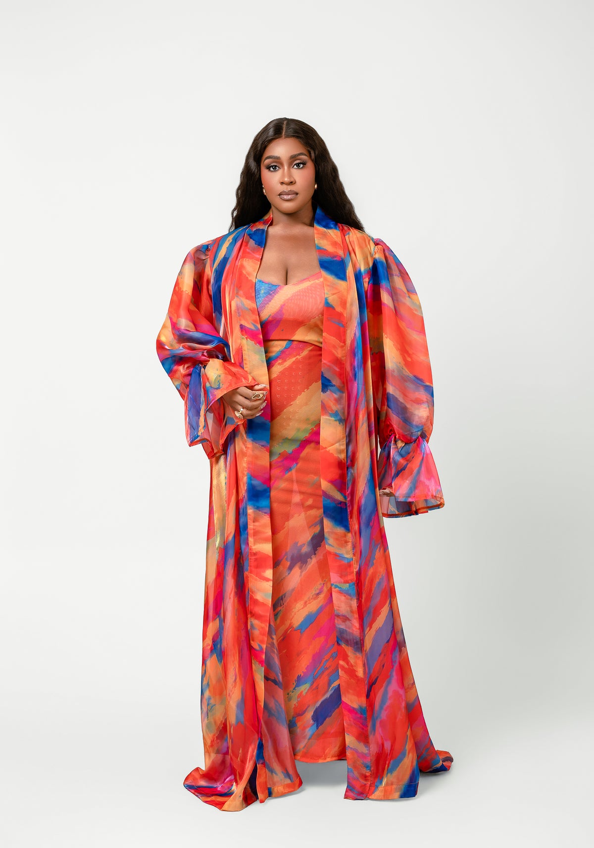 AMBER GLOW KIMONO