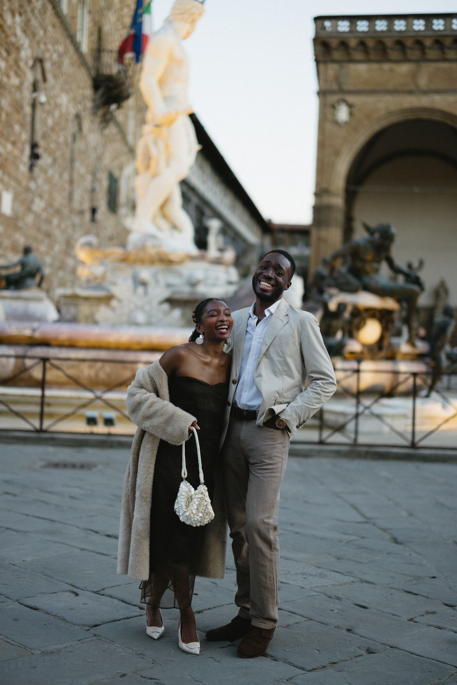 founders Of Kouture Paradise, Elado Osuobeni and Tele Lawal in Florence Italy