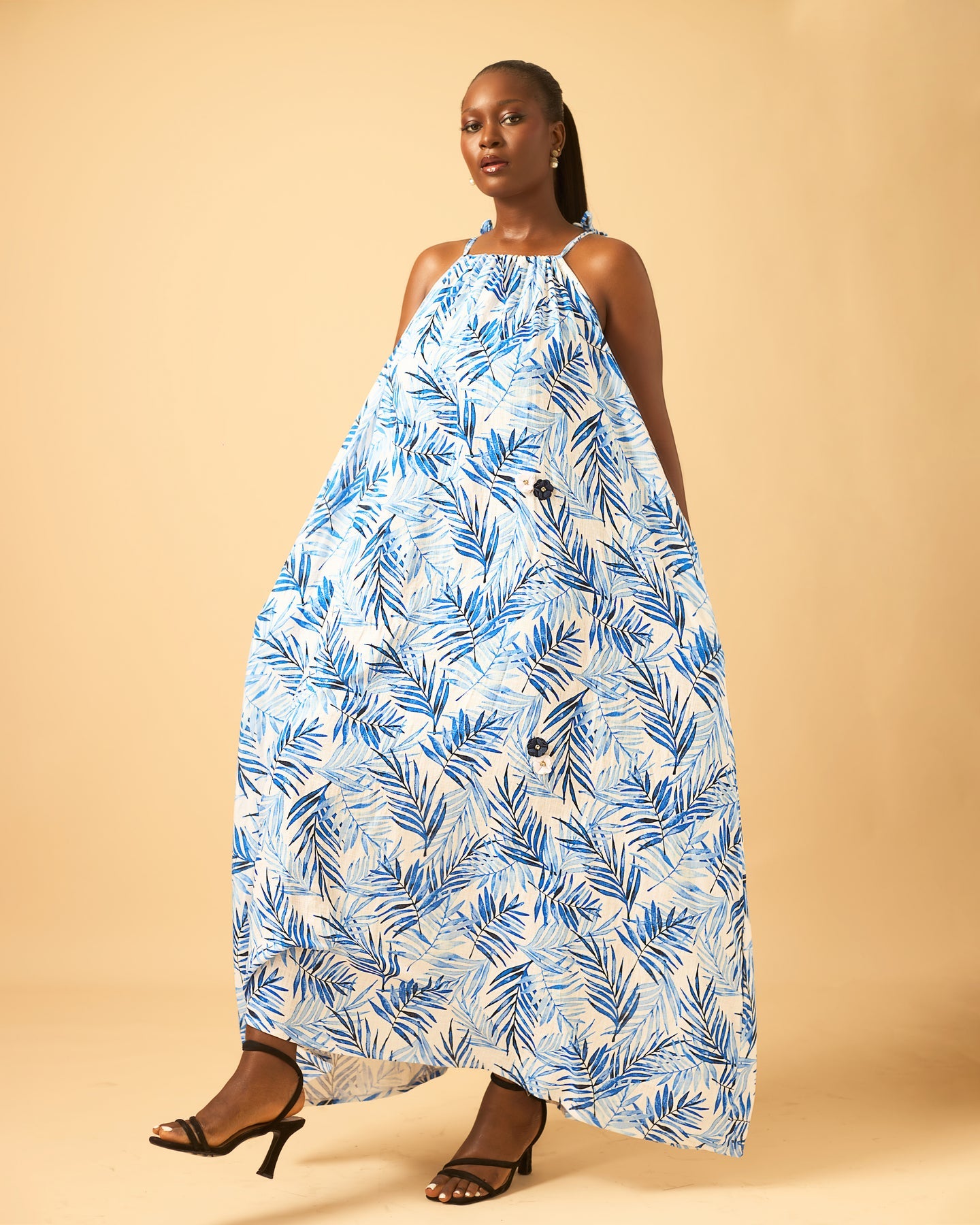 Solene blue gown