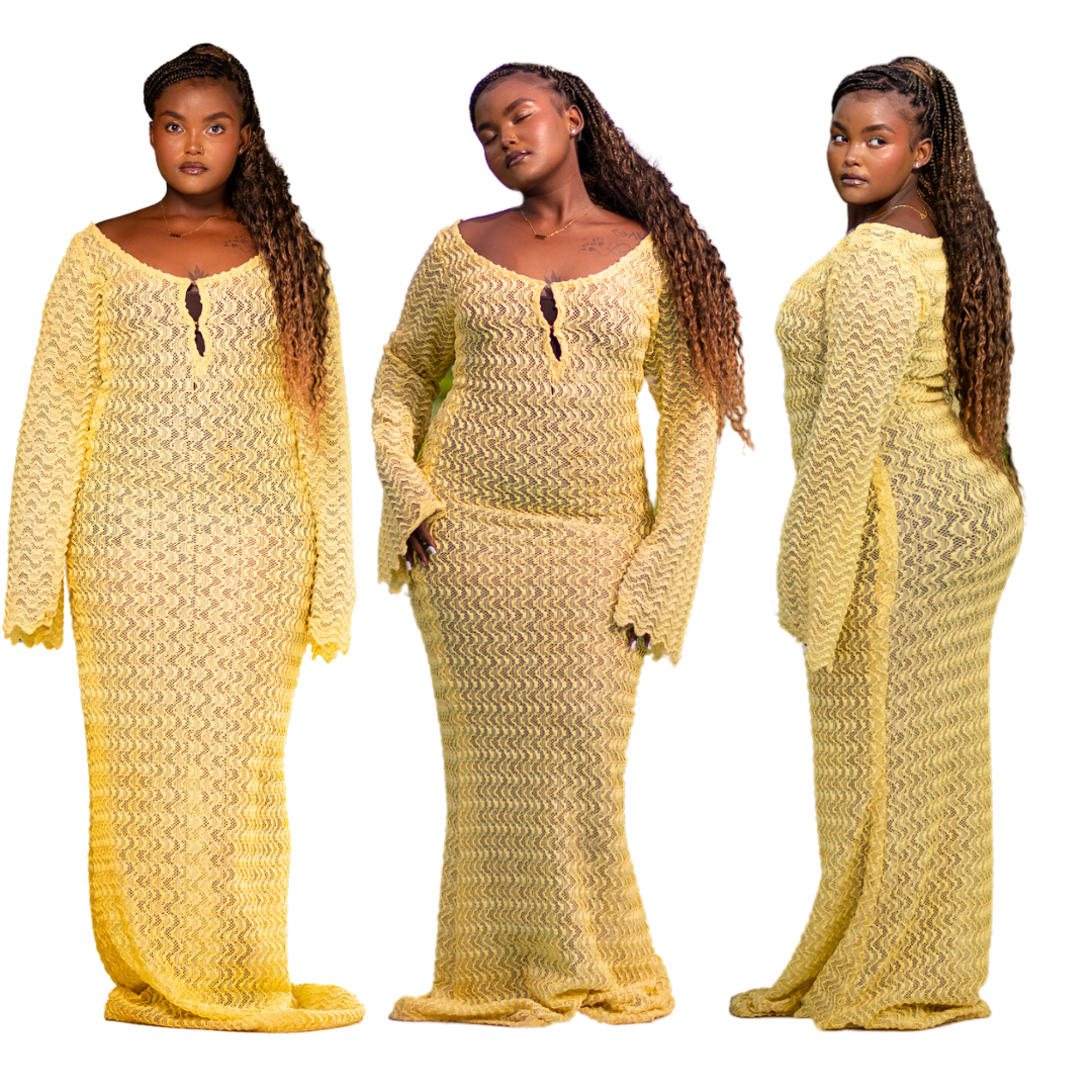 Vestido de crochet Kunmi