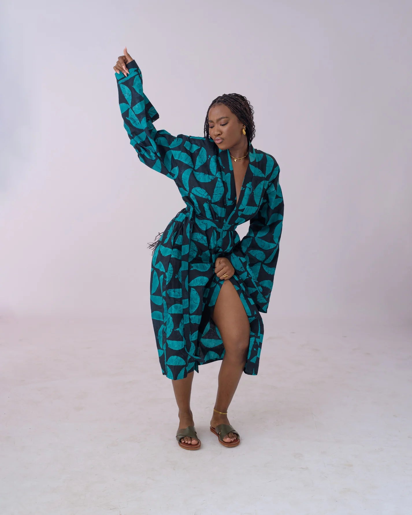 JADE Cotton Robe