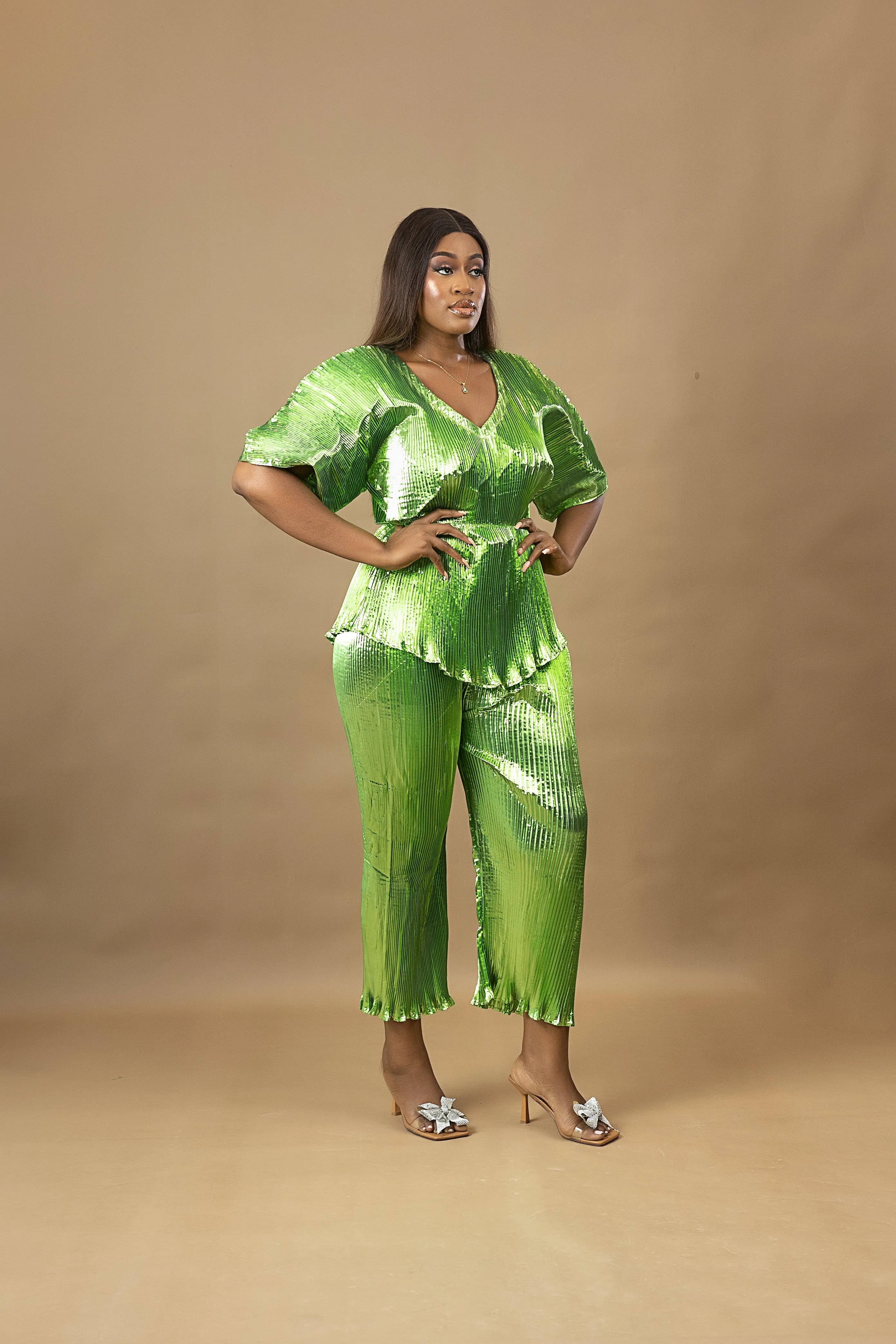 Harmony Pleated Set
