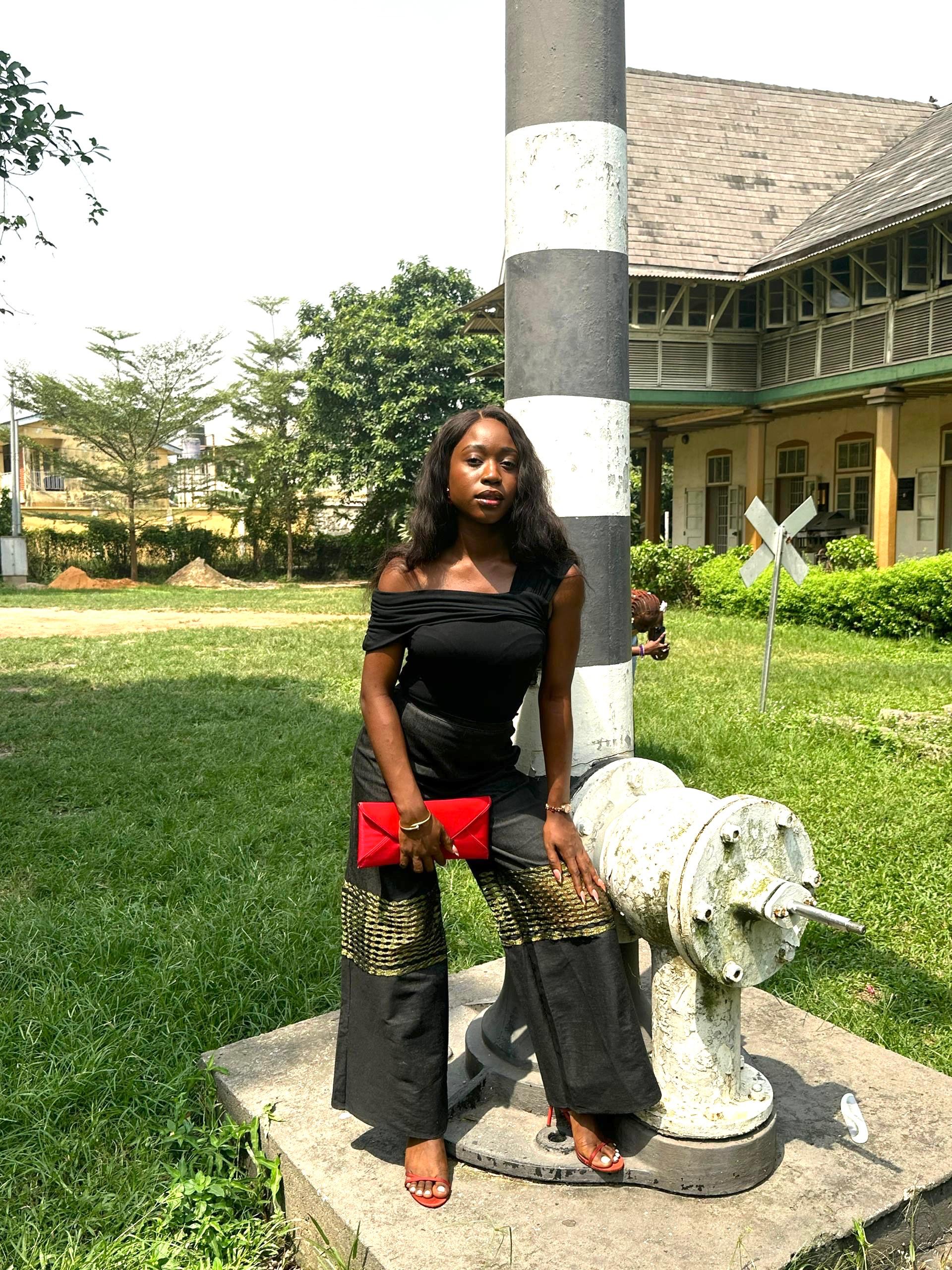 Black Duro Wide leg pants