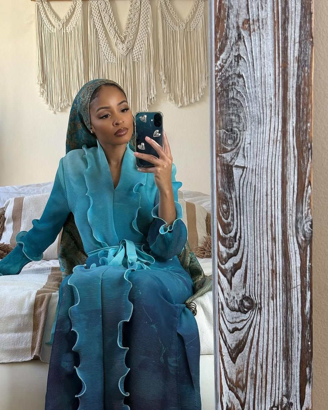 Woman Dressed in Brique