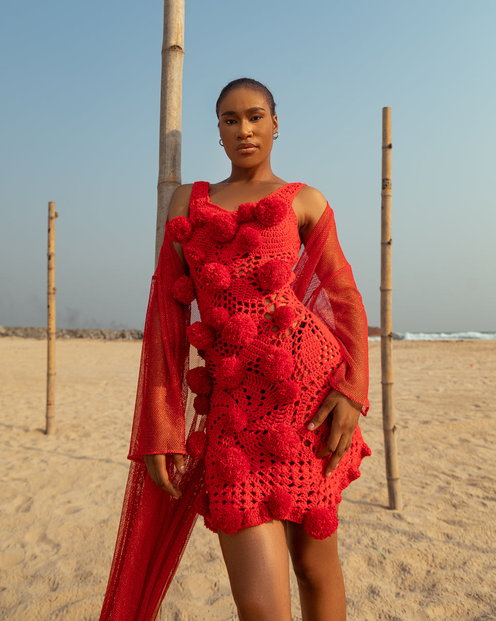 Scarlet Crotchet Dress