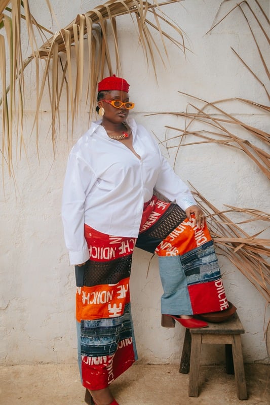 Ajala patchwork pants