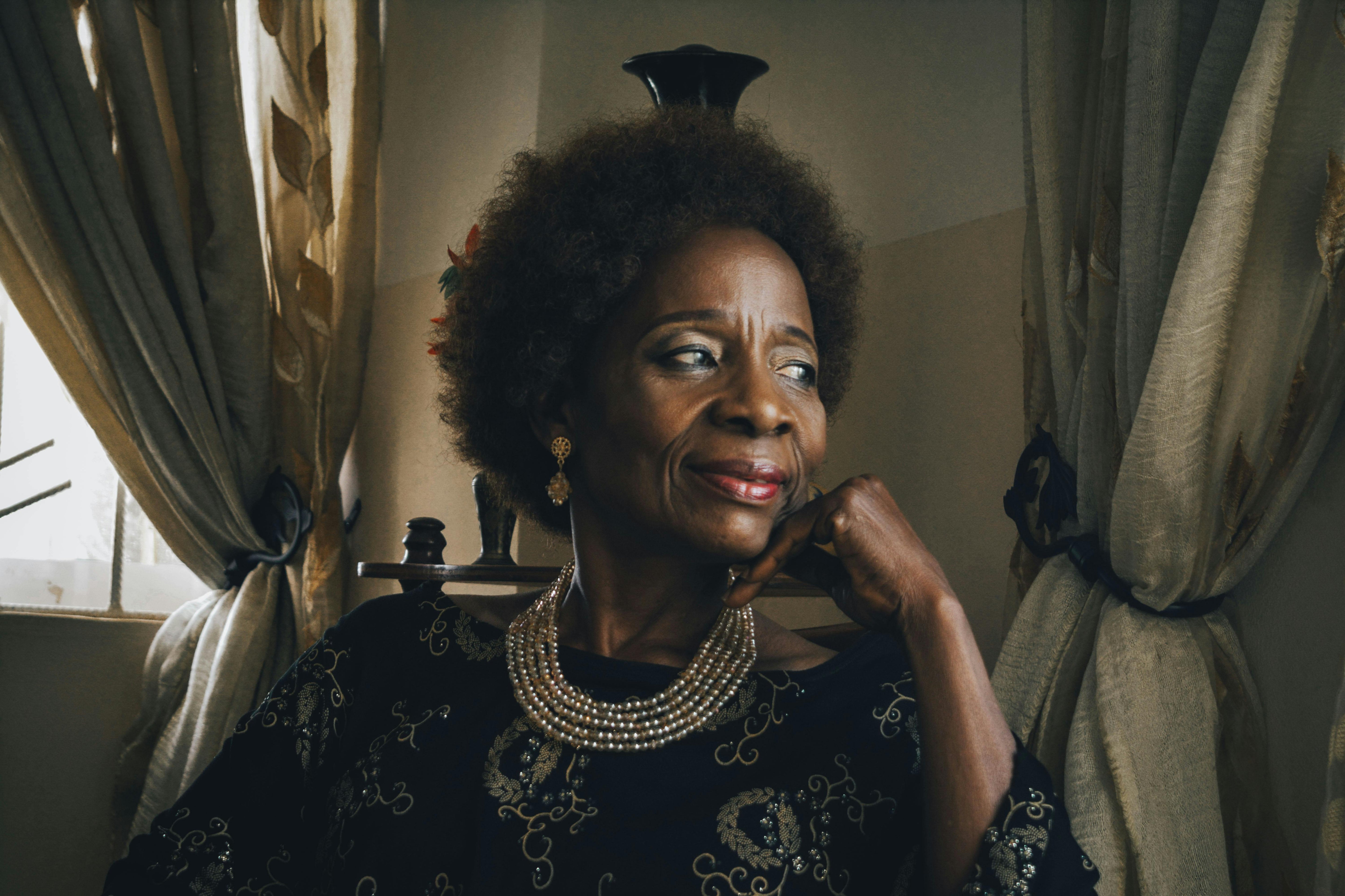 Beautiful Elderly Black Woman