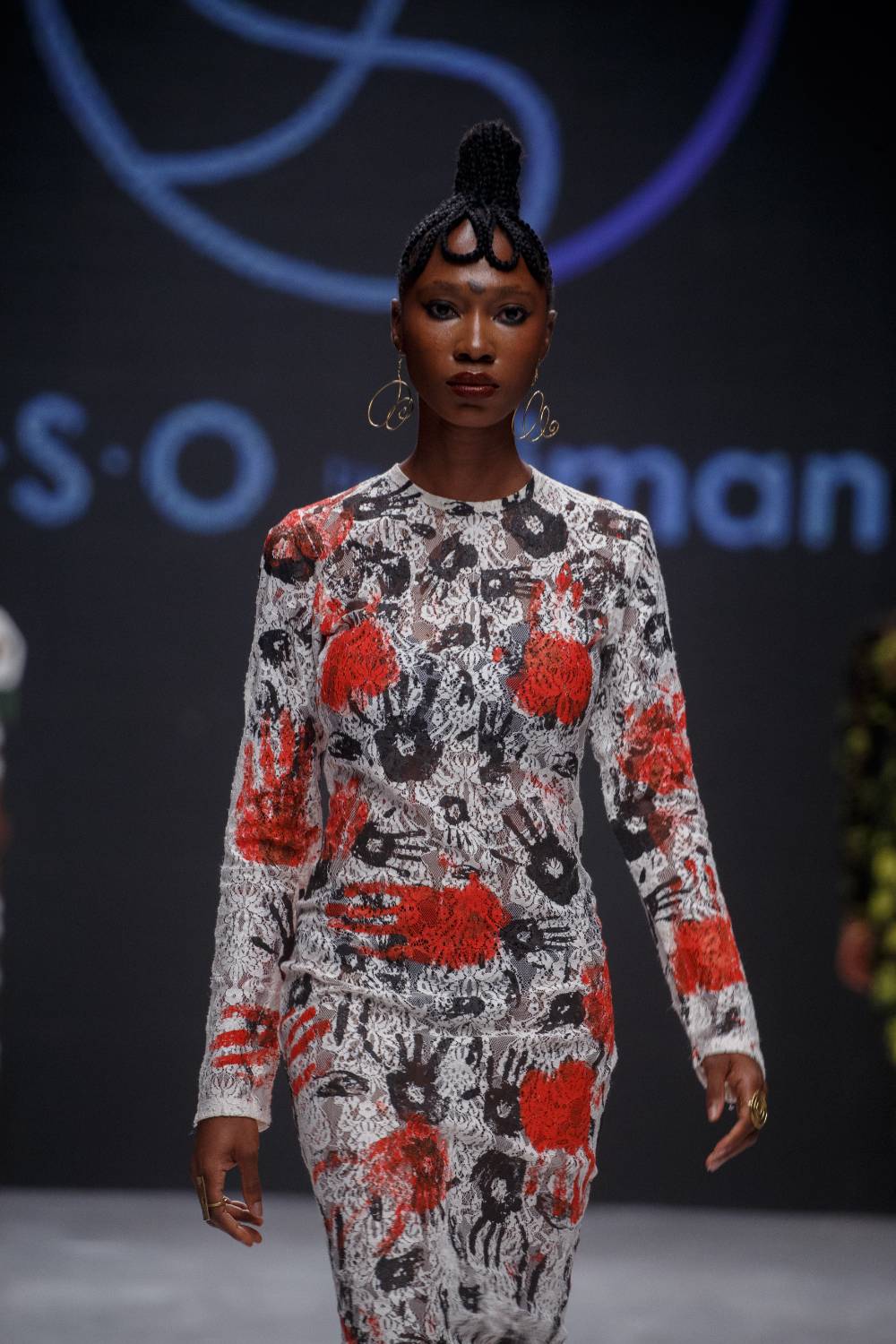 Hands Print Dress