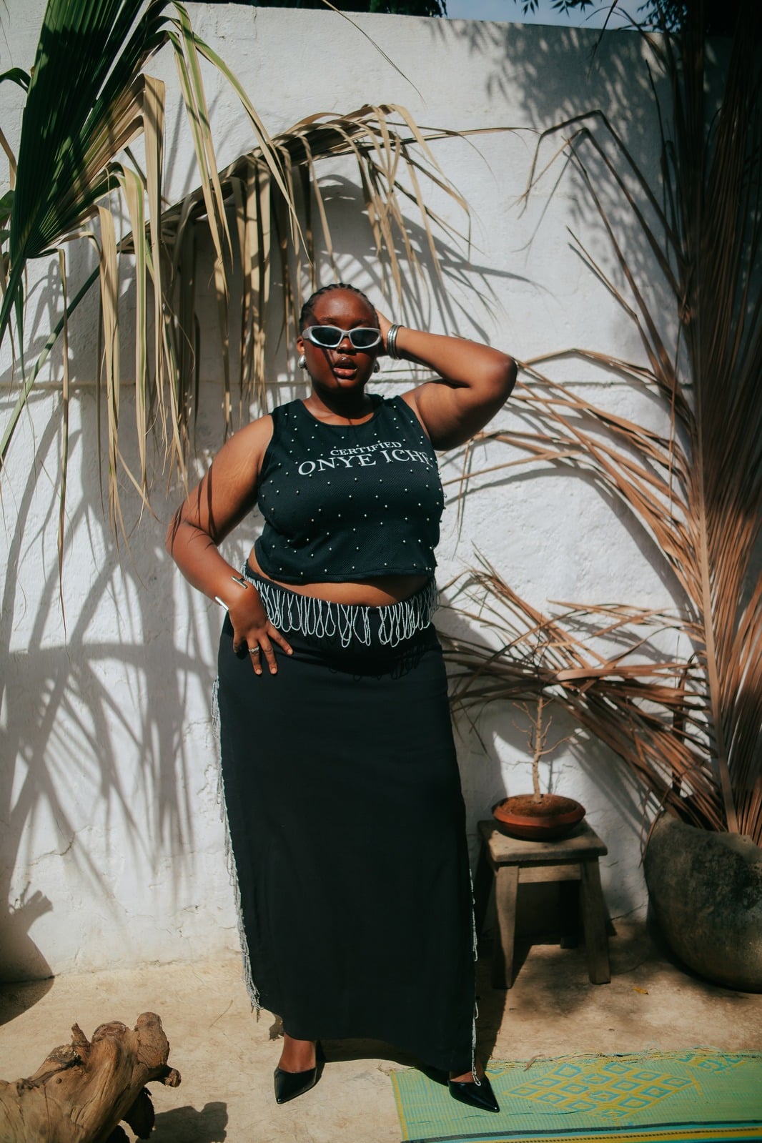 Mma beaded skirt (maxi)