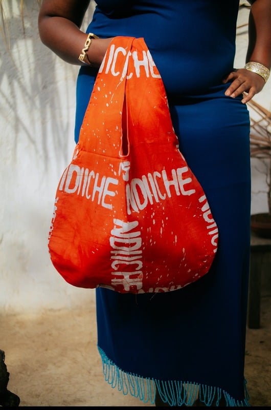 Ndiiche print Tote bag