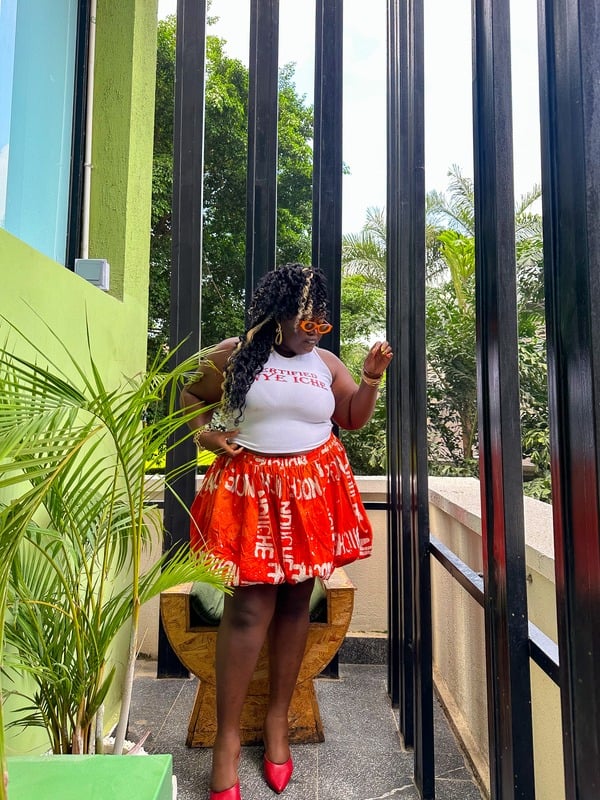 Nkem bubble skirt