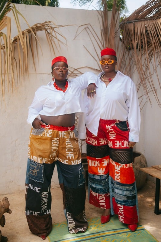 Ajala patchwork pants