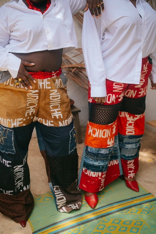 Ajala patchwork pants