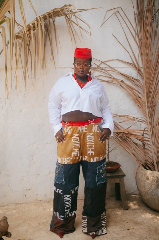 Ajala patchwork pants