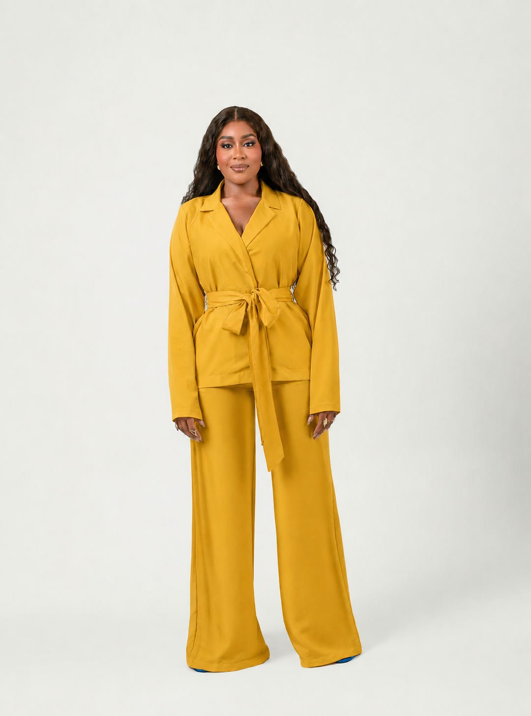 HALO PANT SET (PLAIN SET WITH PLAIN BELT)