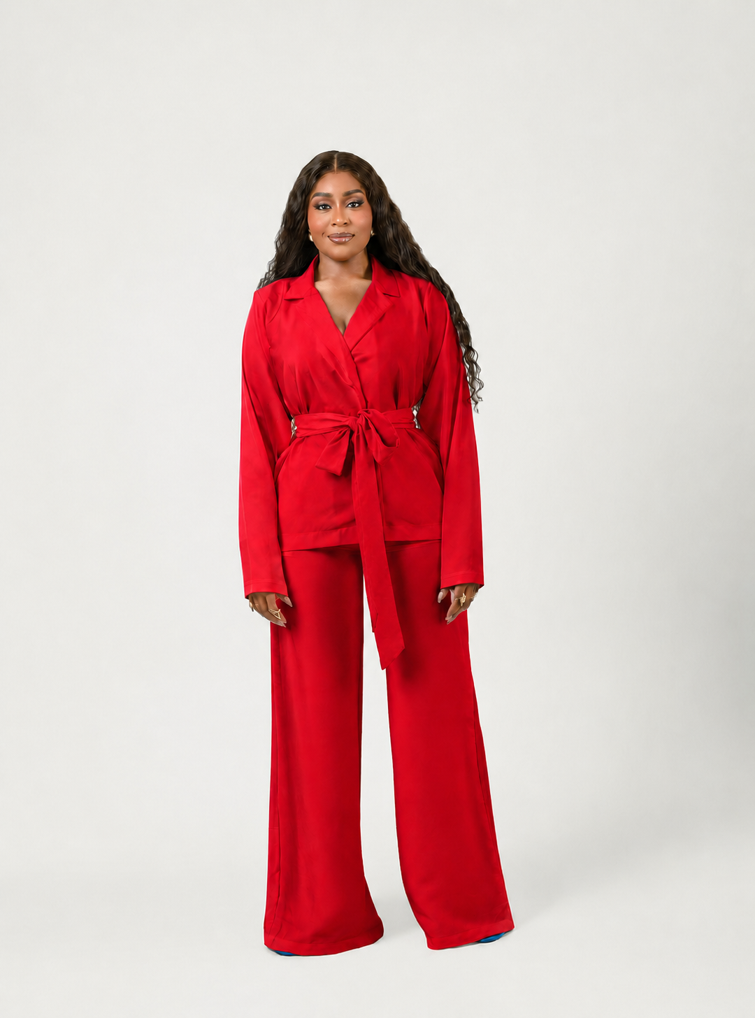 HALO PANT SET (PLAIN SET WITH PLAIN BELT)