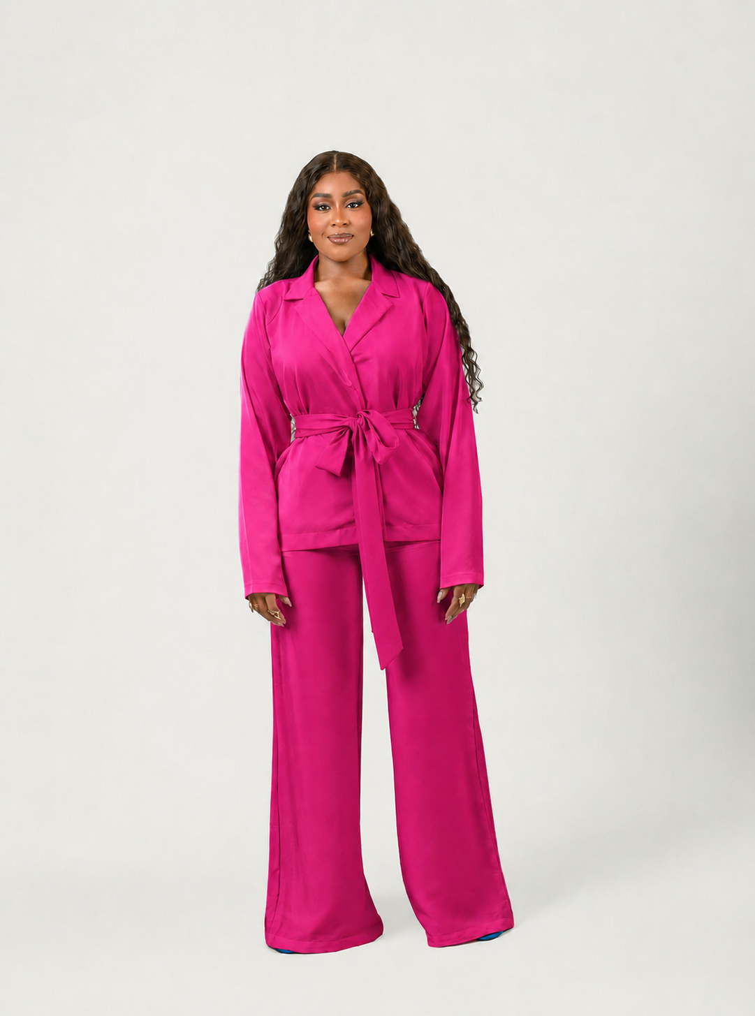 HALO PANT SET (PLAIN SET WITH PLAIN BELT)