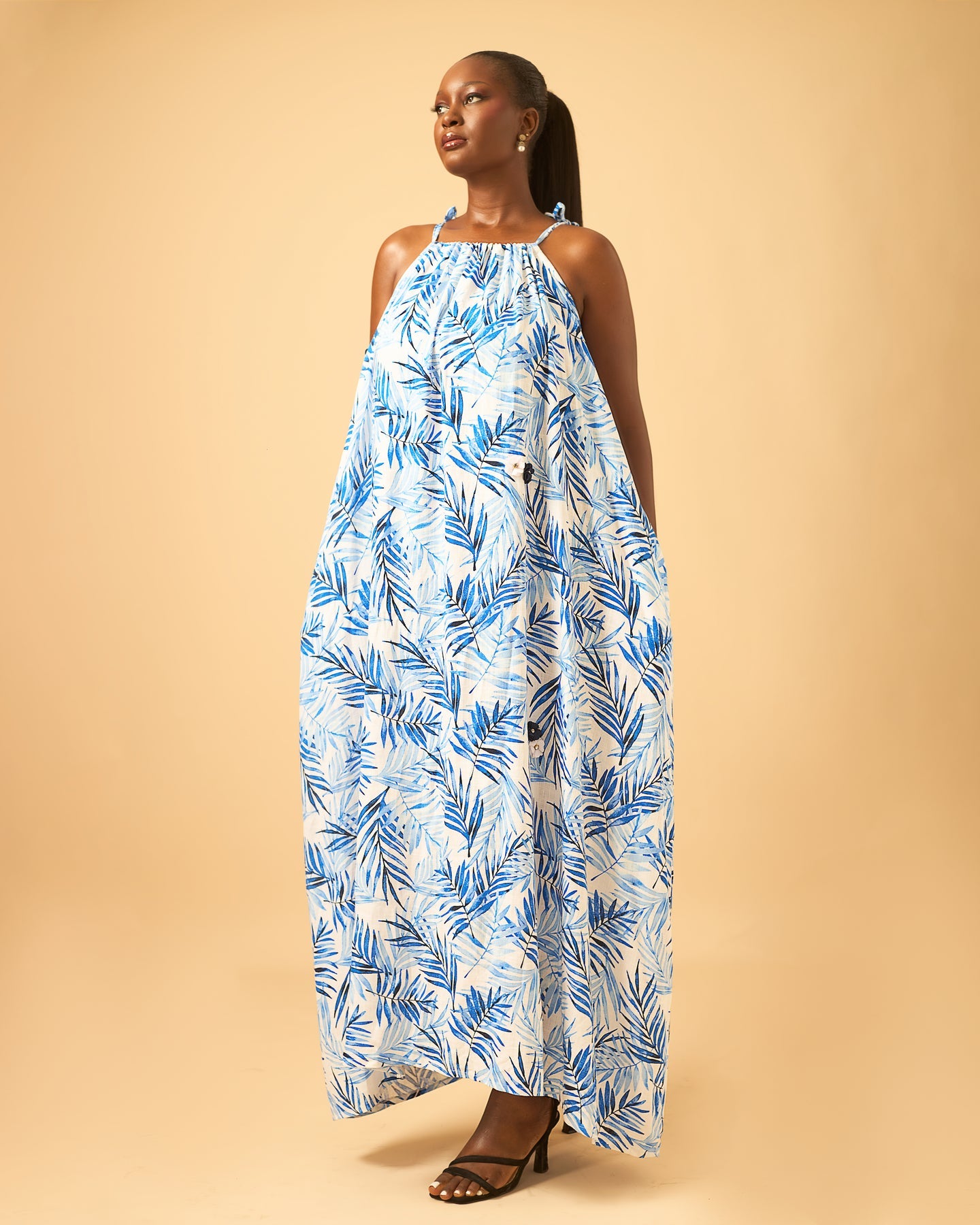 Solene blue gown