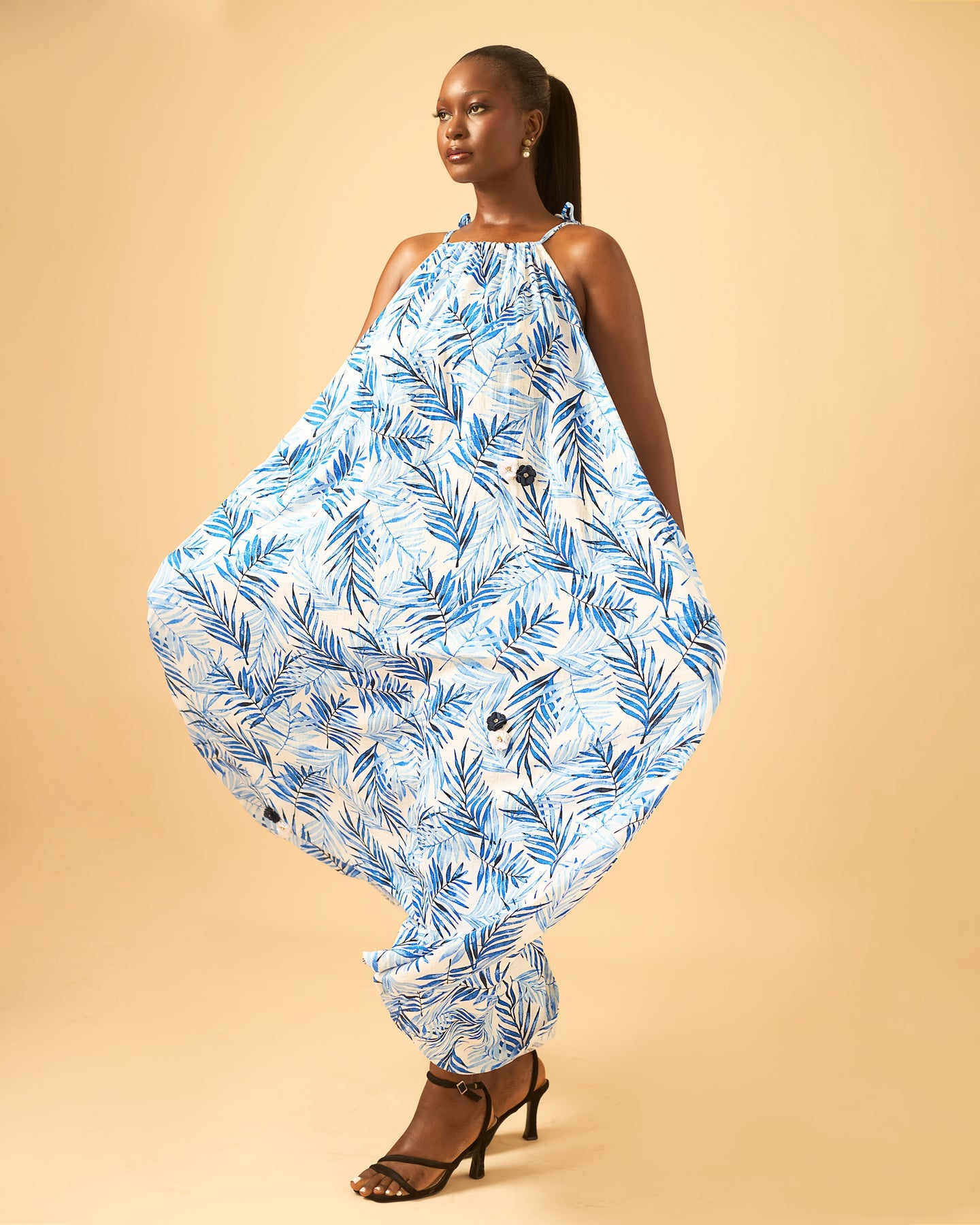 Solene blue gown