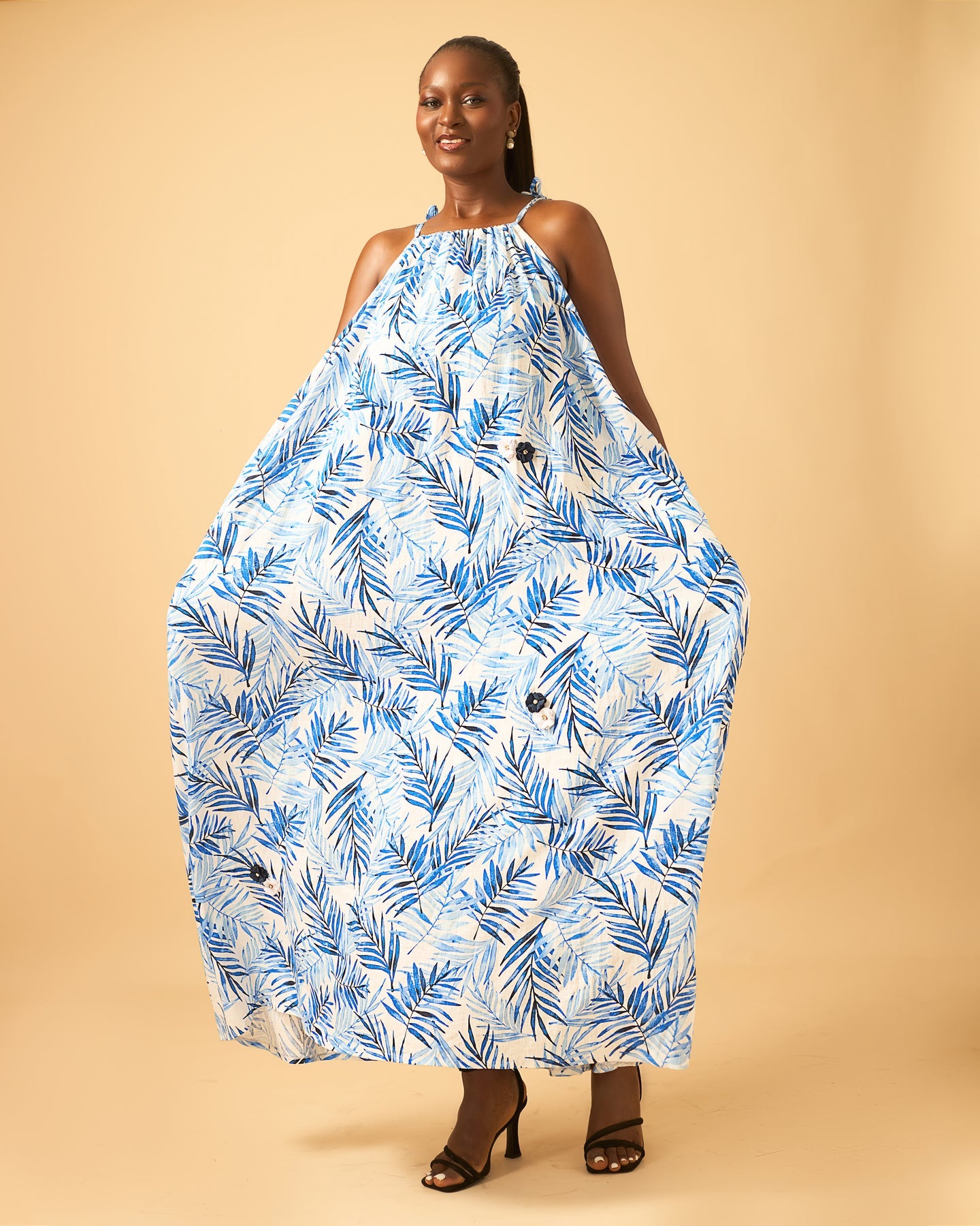 Solene blue gown