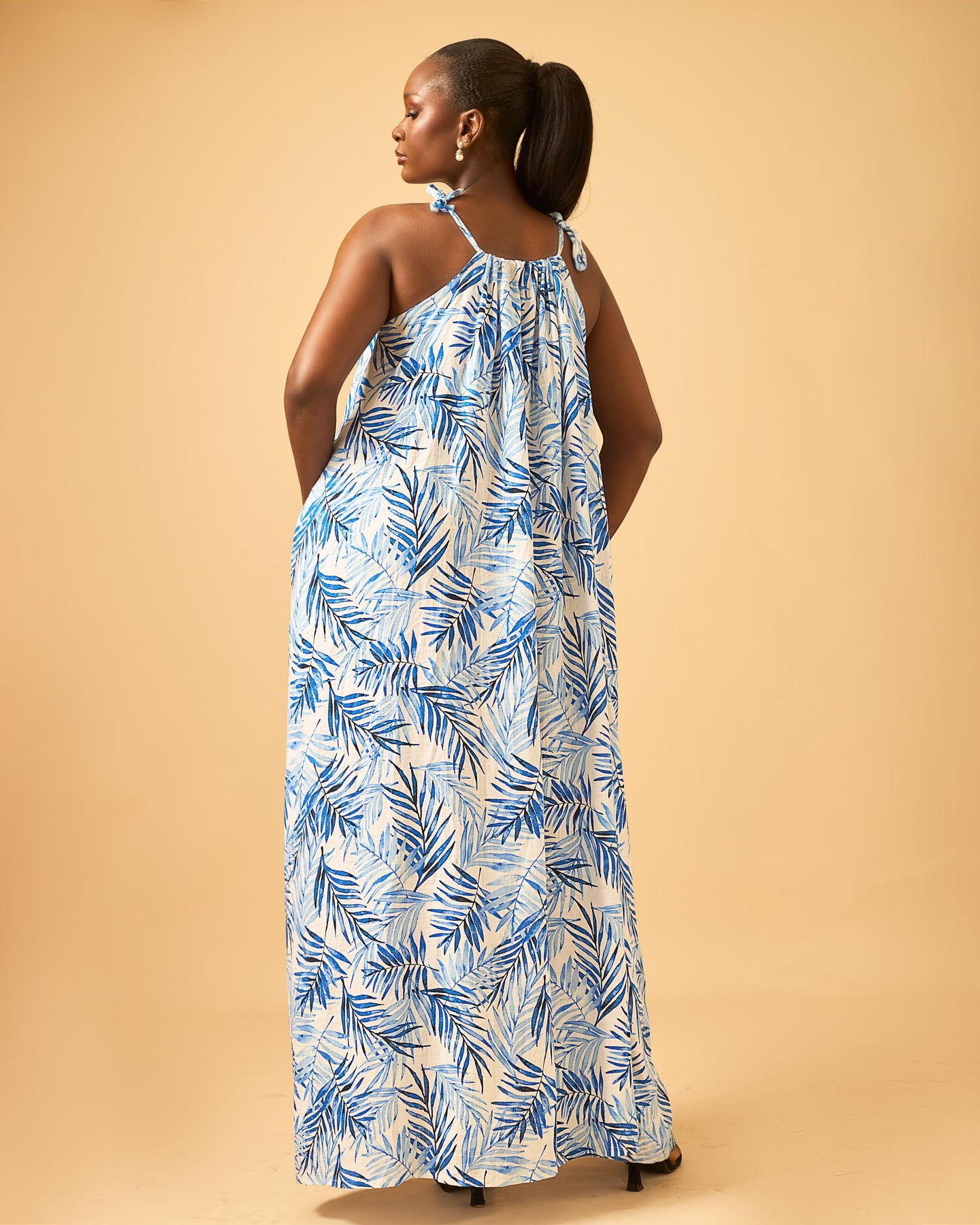 Solene blue gown