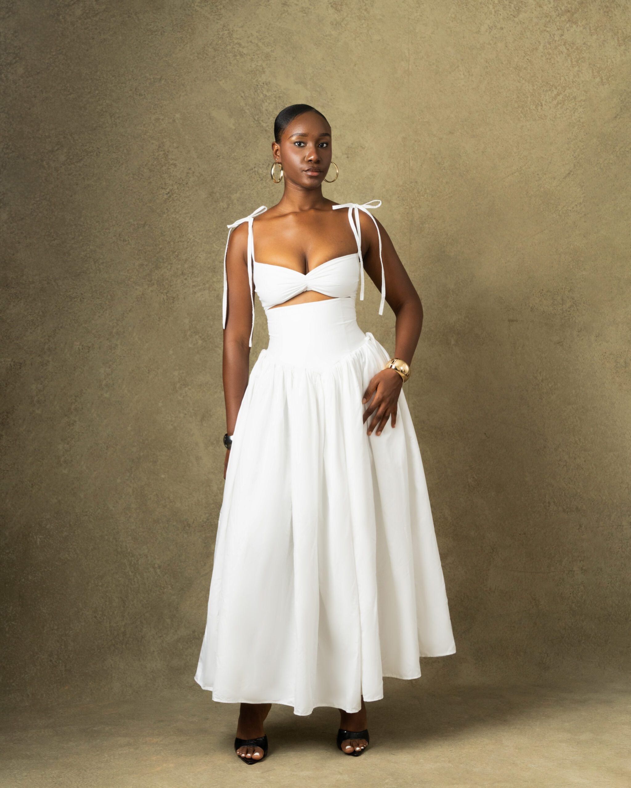 BOMA DRESS (White & Black)