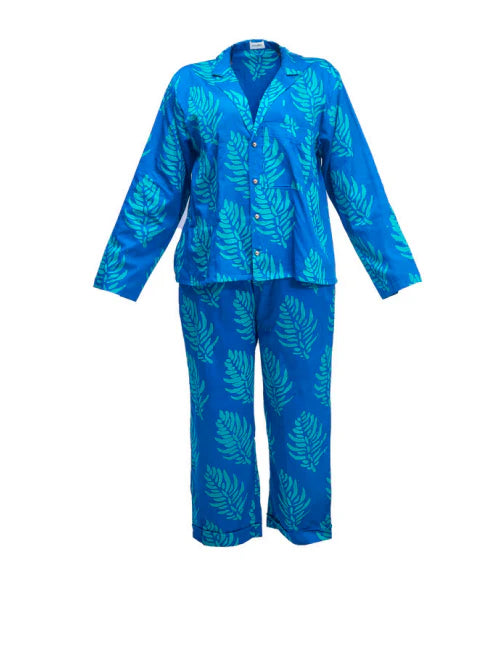 Blue & Green Spring Palm CO-ORD Set