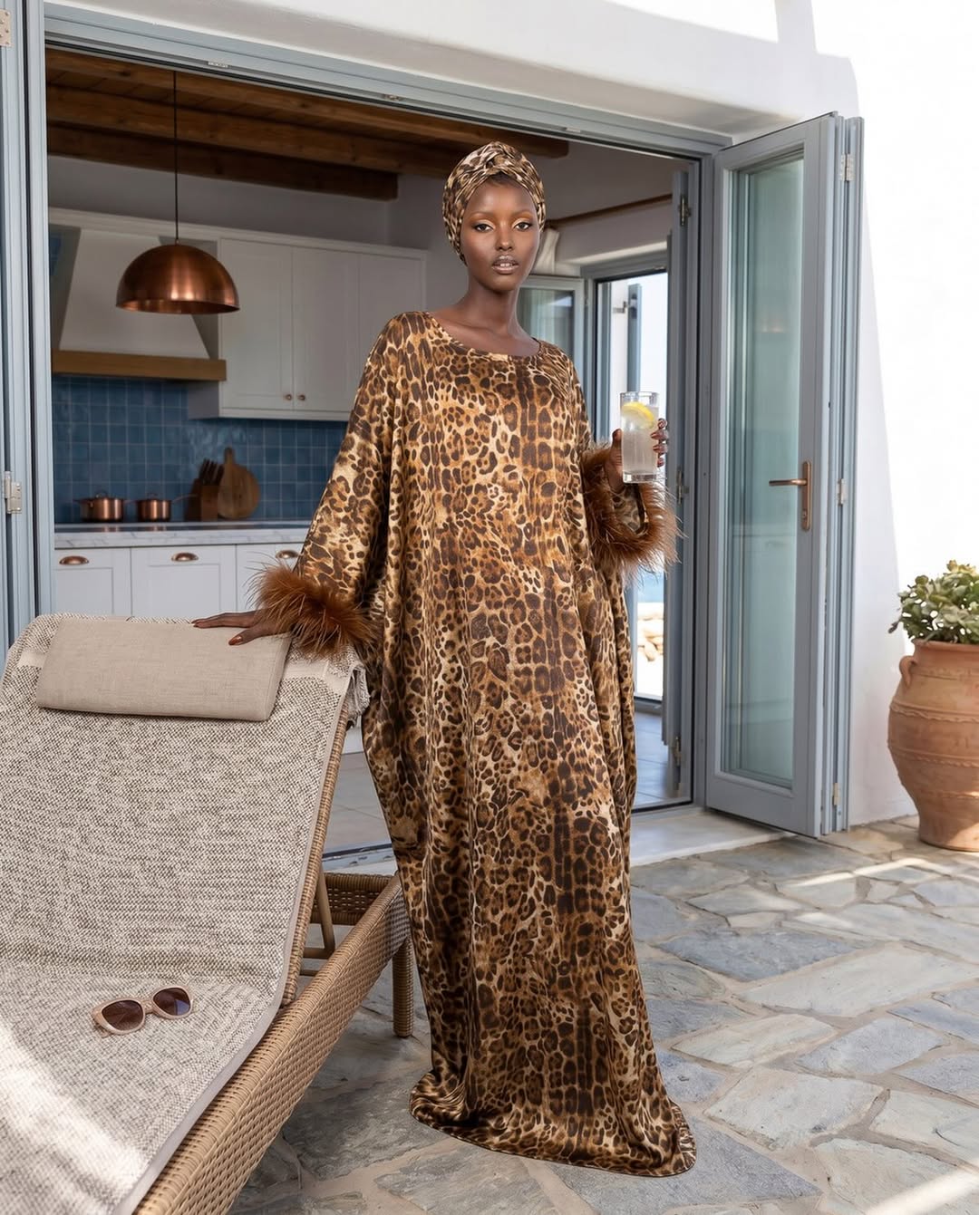 Norah Leopard Print Bubu