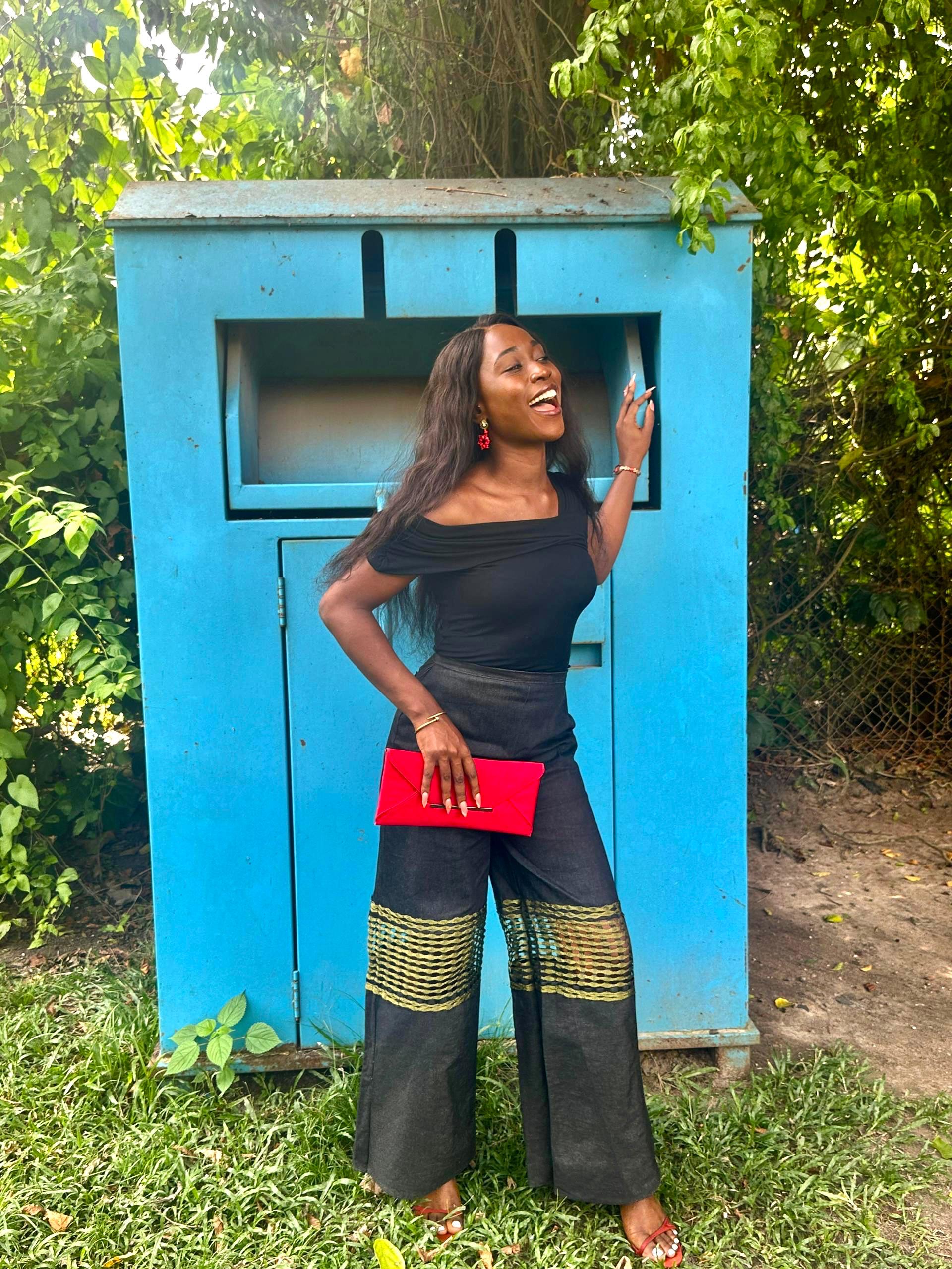 Black Duro Wide leg pants