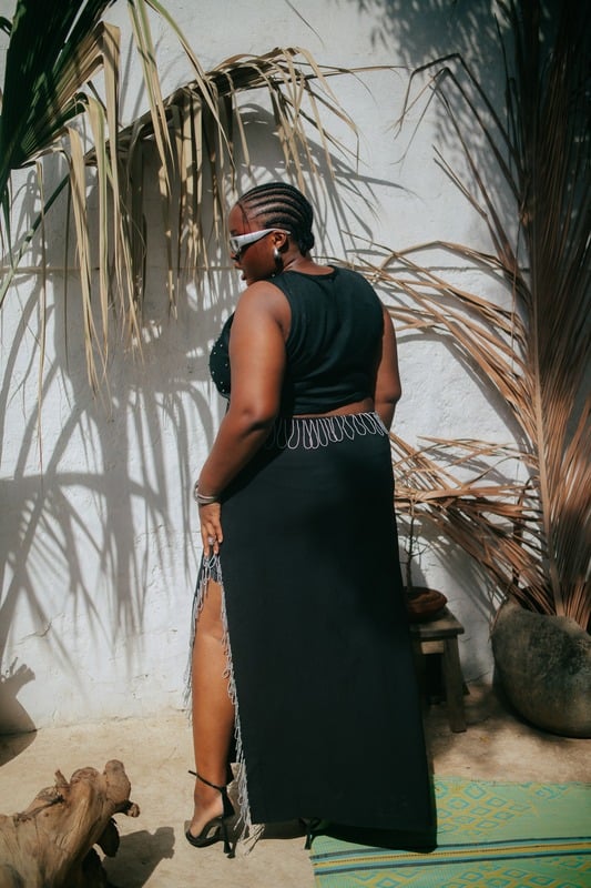 Mma beaded skirt (maxi)