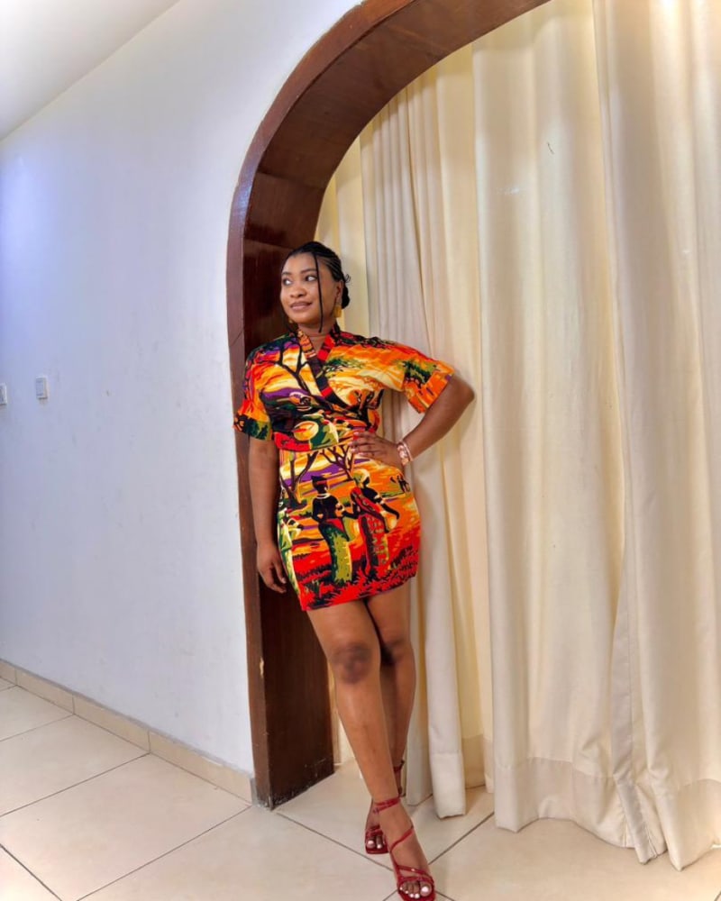 Two-piece African theme set