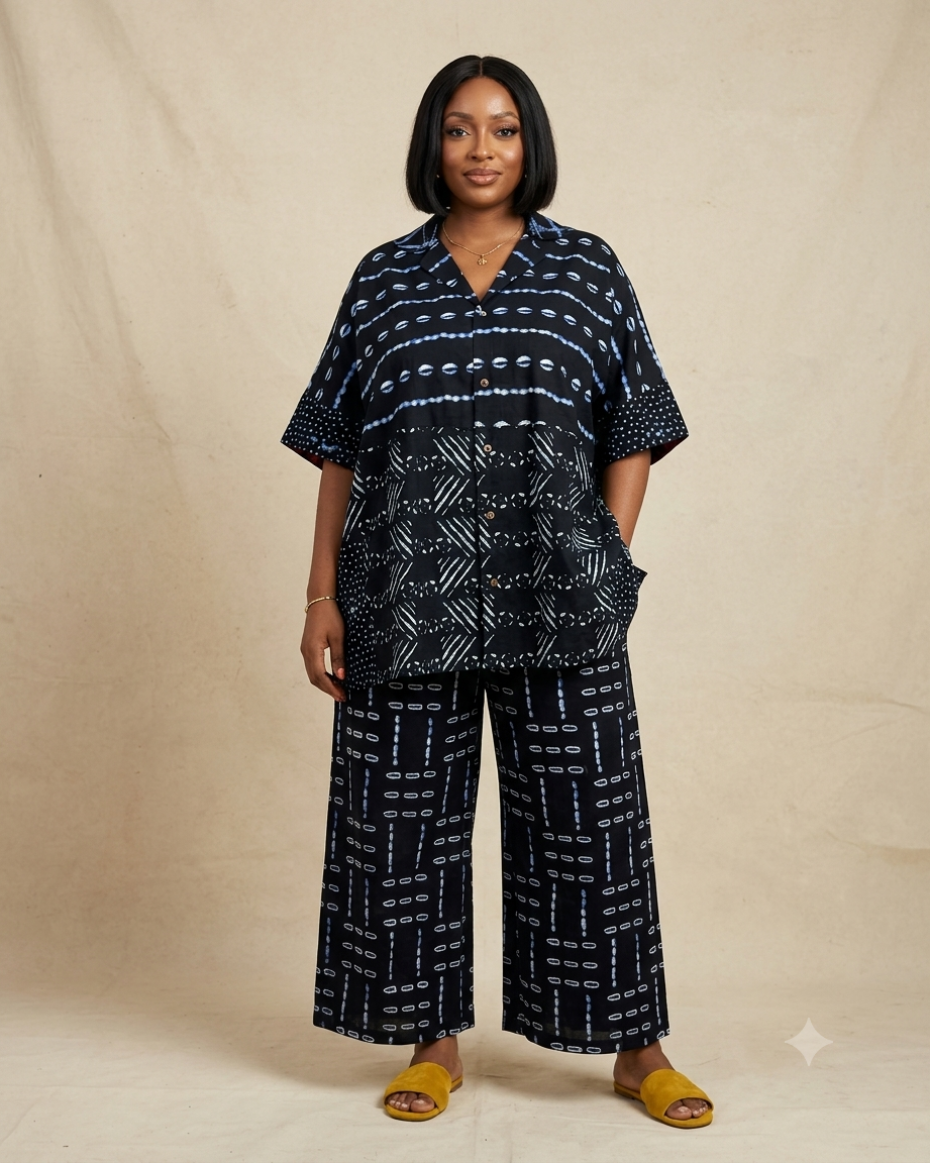 Dara Mosaic Shirt Dresses