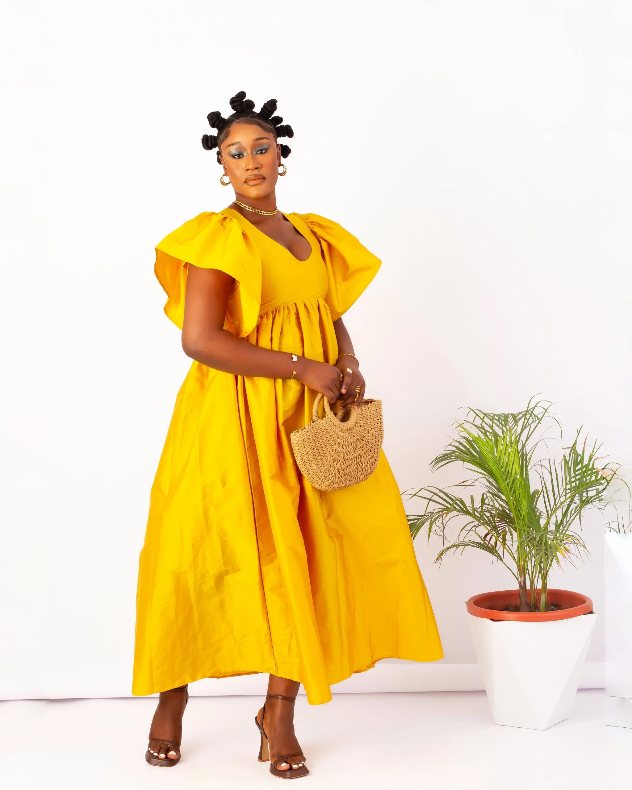 Mayara Sunshine Dress- yellow